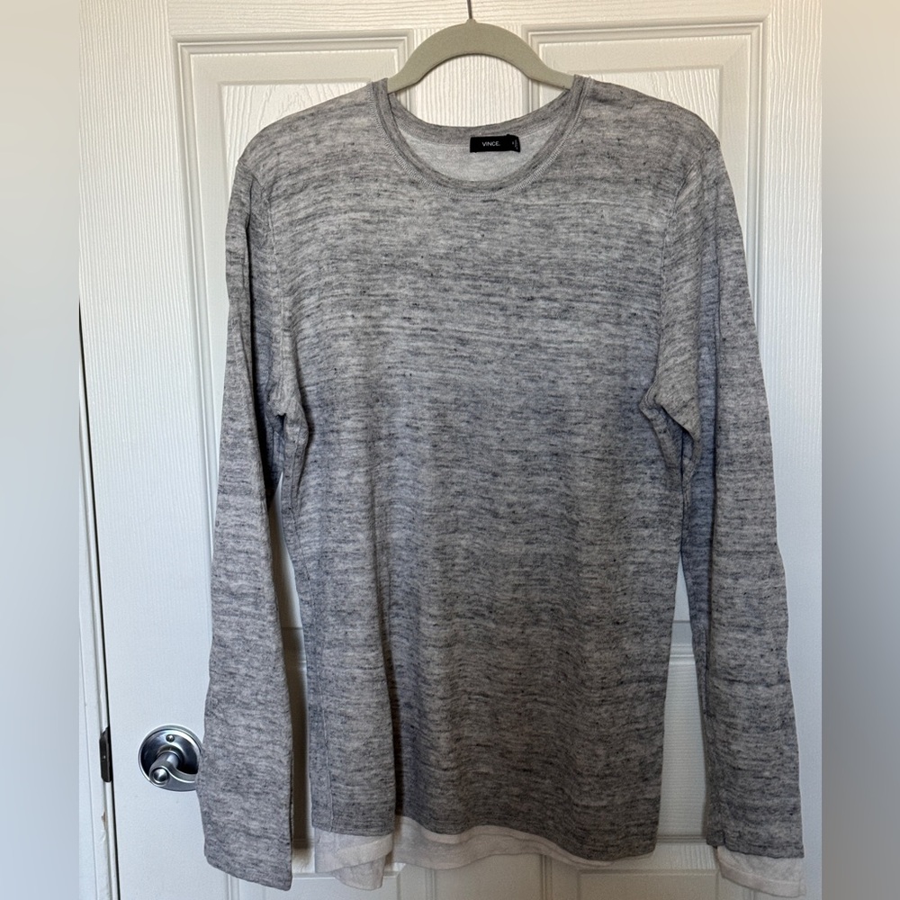 Vince Light gray Linen Blouse